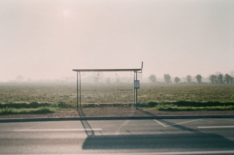 empty rural bus