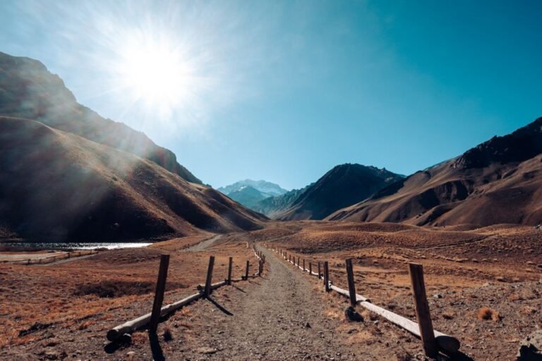 empty mountain trail