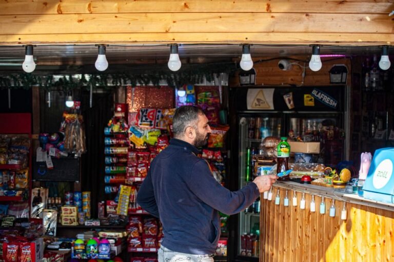 village shop counter